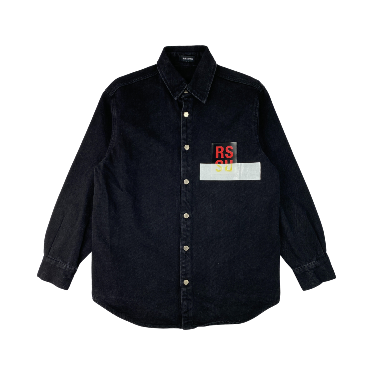 MARKED EU — Raf Simons SS17 RS Black Denim Shirt